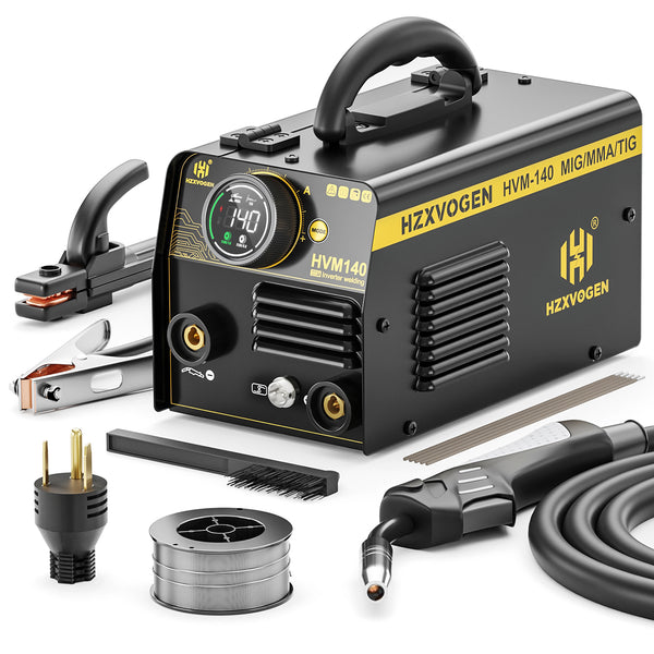 HVM140 3 in 1 MIG&Lift TIG&MMA Gasless HD Digital Display Portable