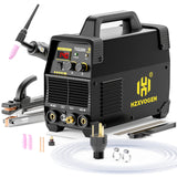 HZXVOGEN TIG200 Digital DC TIG Welder - High Frequency TIG & MMA 2-in-1 - Dual Voltage 110V/220V - Inverter Welding Machine