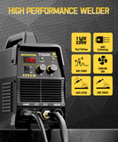 HZXVOGEN TIG200 Digital DC TIG Welder - High Frequency TIG & MMA 2-in-1 - Dual Voltage 110V/220V - Inverter Welding Machine