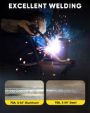 HZXVOGEN HVM205P 5-in-1 Synergic Multiprocess Welder | Aluminum Capable | Dual Voltage 110V/220V Inverter Machine The Ultimate All-in-One Powerhouse for Precision Welding and Fabrication.