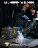 HZXVOGEN HVM205P 5-in-1 Synergic Multiprocess Welder | Aluminum Capable | Dual Voltage 110V/220V Inverter Machine The Ultimate All-in-One Powerhouse for Precision Welding and Fabrication.