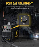 HZXVOGEN TIG200 Digital DC TIG Welder - High Frequency TIG & MMA 2-in-1 - Dual Voltage 110V/220V - Inverter Welding Machine