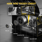 HVM140 3in1 MMA&MIG&TIG Gasless HD Digital Display Portable Flux Cored Welding Machine