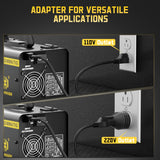 HVM140 3in1 MMA&MIG&TIG Gasless HD Digital Display Portable Flux Cored Welding Machine