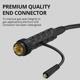 HZXVOGEN 15AK MIG Welding Torch with Euro Connector – Compatible with MIG185 II, HVM270, MIG250 & MIG250DP