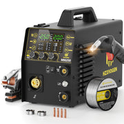 MIG250 Aluminum 6 in 1 Multi-process MIG Welder, Gas MIG/Gasless Flux Core/Lift TIG/Spot Welding/Stick ARC MMA/Spool Gun,  110/220V IGBT Inverter